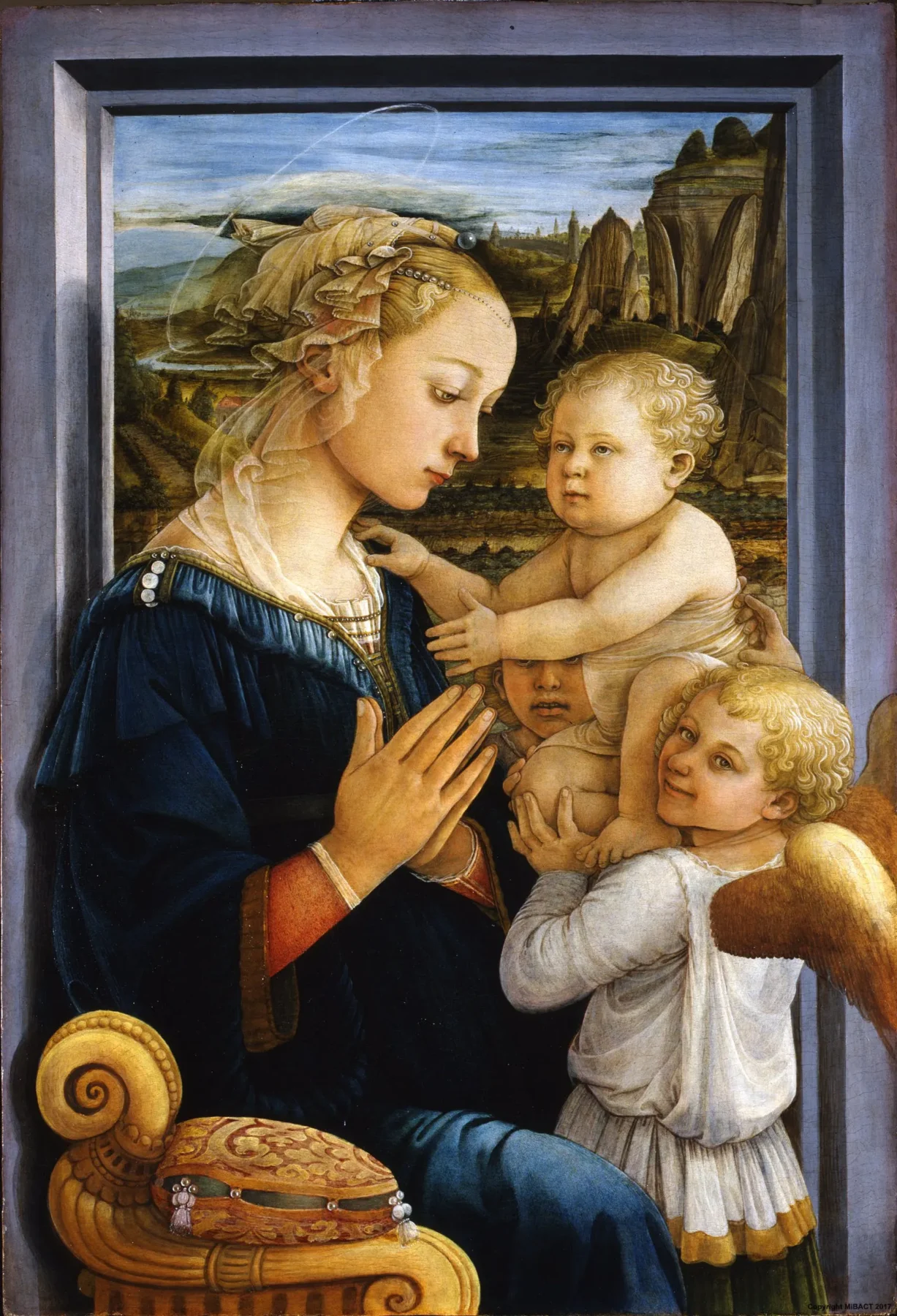 Lippi Madonna col Bambino e due angeli principale