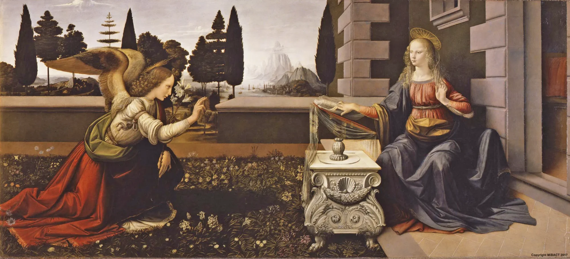 annunciazione leonardo