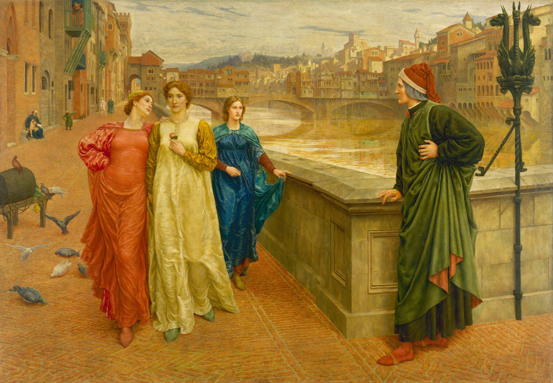 dante e beatrice a firenze