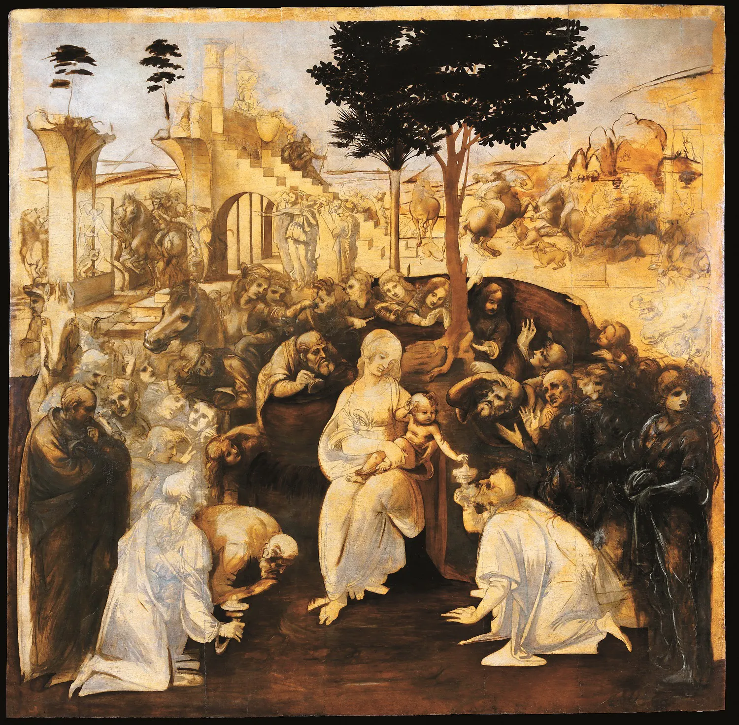 leonardo adorazione dei magi