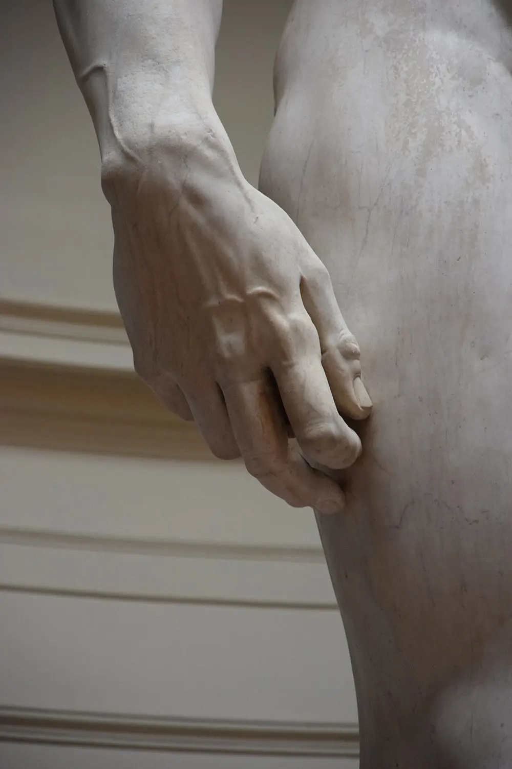 michelangelo la mano del david