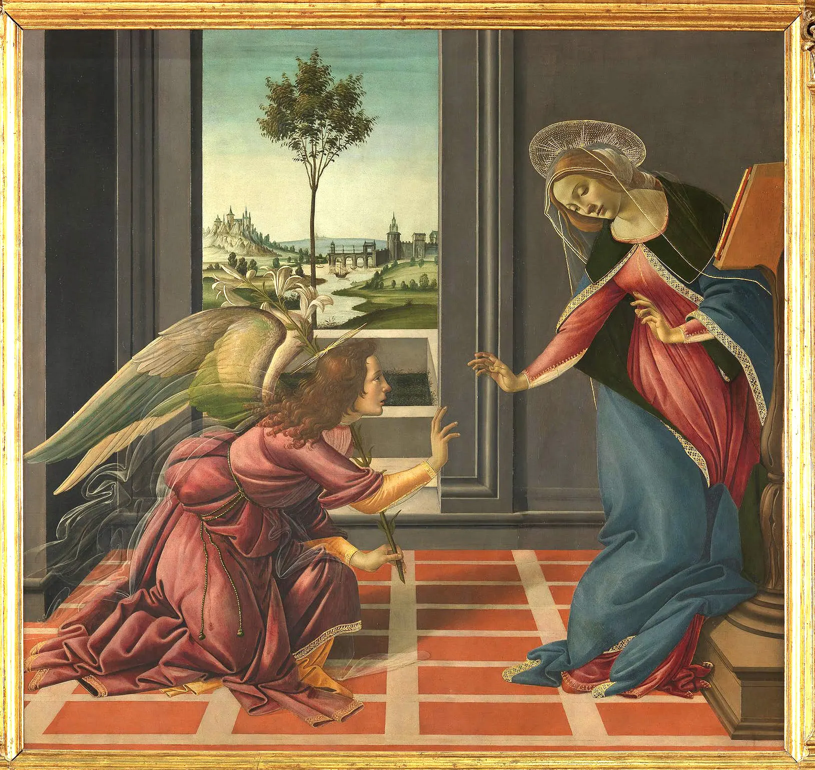 botticelli annunciazione