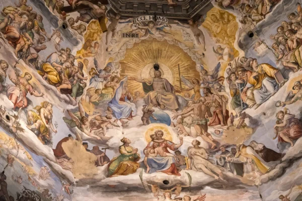 giorgio vasari last universal judgment frescoe florence duomo dome